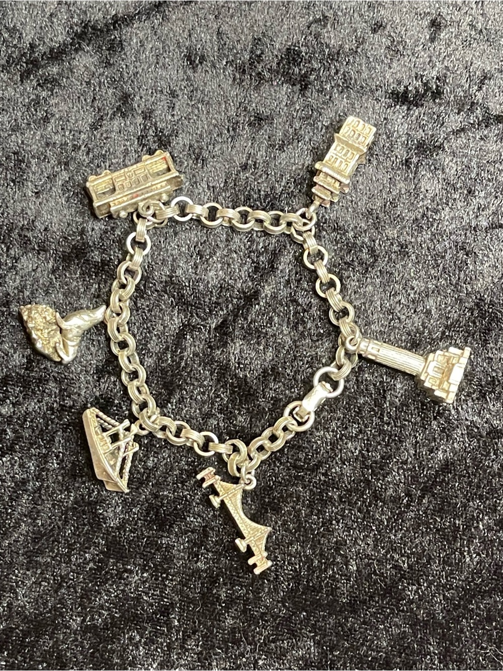 Vintage Coro charm bracelet